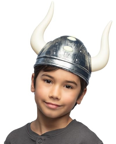 Boland - Wikinger Helm Ivar für Kinder, abnehmbare Hörner