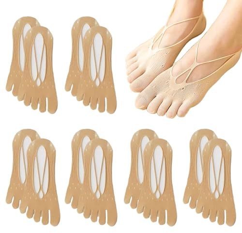 Eowppue Zehensocken Damen - Happy Feet, Vibram Five Finger Damen, Zehensocken Damen, Badesocken - Eine Mischung aus Stil und Komfort für alle Damen!