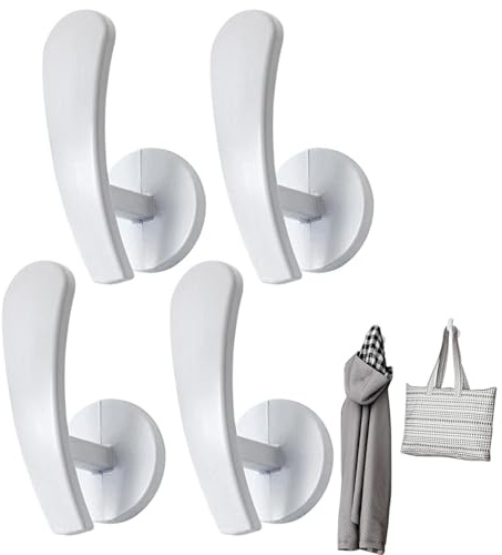 Generisch Ganchos para cortinas, ganchos de retención de drapeados, soporte para drapeado, montaje en pared, ganchos de retención, 4 x decorativos -Drapery -Unbacks, decoración del hogar, deslizadores