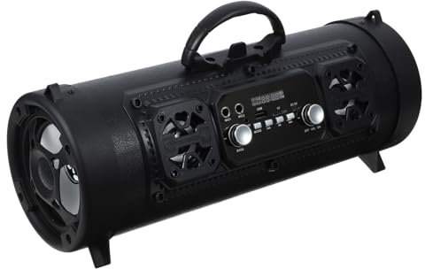 Angoily Tragbarer Kabelloser Lautsprecher Mit Subwoofer-Technologie, Kartenunterstützung, Fm-Radio MHz Für Outdoor-aktivitäten, Camping Und Wandern