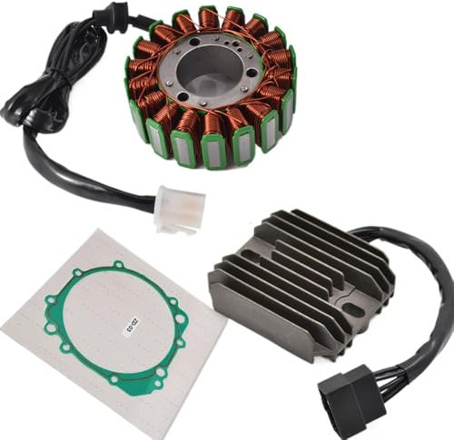 YTrBXZ Stator Coil Gleichrichter kompatibel mit GSXR600 GSX-R600 GSX-R750 SRAD-Modellen von 1996 bis 1999 inklusive Dichtung(Model 2)
