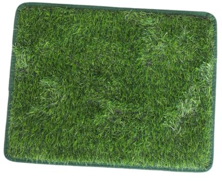 KiBcsLic Tappetino in Erba Artificiale per l'addestramento dei Cani e Altri Animali, 70cmx90cm