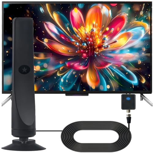 Antenna TV Interna DVBT2 Antenna TV Esterno Wavemax Festberg Hitenna TV Antennes,Rewave Antenna 2025, antenna per interni con segnale forte, antenne Smart TV 30dBi per esterni HD/4K (154-1)