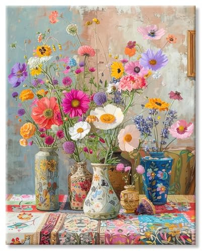 Puzzle 1000 pièces adultes fleurs jeu éducatif classique puzzles, jeu d'adresse pour toute la famille, magnifique décoration puzzle et cadeaux 70 x 50 cm