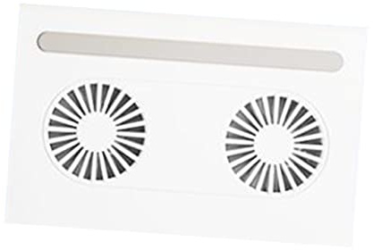 ELAYARD Supporto Laptop con Doppia Silenziosa e Raffreddamento Base Antiscivolo in Silicone Struttura Stabile per Computer Portatile e PC per Scrivania