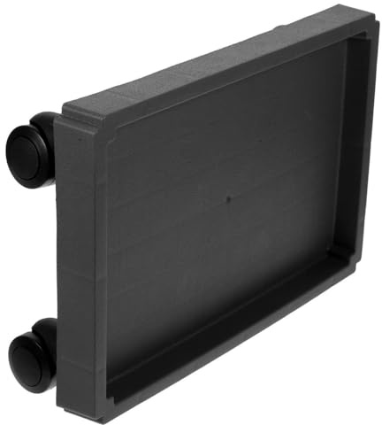 Levemolo Supporto per Vasi con Ruote Mobili, Vassoio per Fioriere Robuste da Interno Ed Esterno, Base Plastica Nera 320, Portavasi Stabile per Piante Grandi e Pesanti, Traslocatore per Piante in Vaso