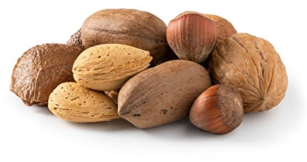 NUTS U.S. – Mixed Nuts In Shell (Almonds, Walnuts, Hazelnuts, Pecans, Brazil Nuts) | No Added Colors and No Artificial Flavors | Fresh Buttery Taste and Raw |Packed In Resealable Bags (6 LBS)