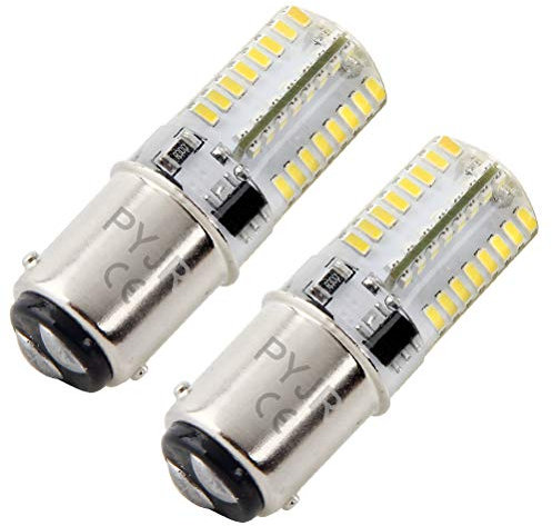Ba15d LED 12v Lampadina 5W, Doppio Contatto Baionetta Sbc, Bianco Freddo 6000K Equivalente a Lampadina Alogena da 35W, Per Barca, RV, l'illuminazione Interna. (2pezzi)