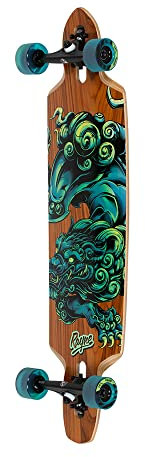 Rayne Longboards 2019 Flight 96,4 cm Drop-Through Cruising & Carving Longboard komplett, Mehrfarbig, 96,4 cm