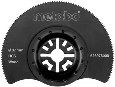 Metabo Segmentsägeblatt Classic (Sägeblatt für Holz, Durchmesser 87 mm, Tauchsägeblatt, Zubehör Multitool) 626975000