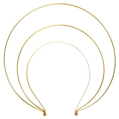 Garneck Serre-tête en forme d'ange Halo - Baroque - Couronne en fer - Pour Halloween, Noël, mascarade, fête cosplay, 22X20cm