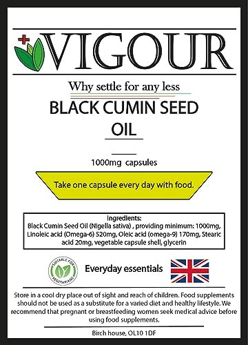 Black Cumin Seed Oil - 120 High Strength Capsules