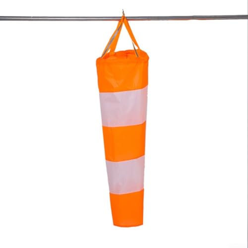 Accurate Wind Direction Windsock, 1m Length, Reflective Belts, Easy to Spot