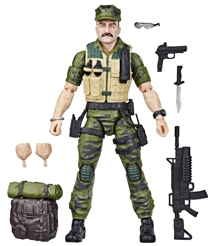 G.I. Joe Classified Series #148, Leatherneck, Sammelfigur 15,2 cm, Actionfigur mit 8 Zubehörteilen