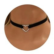 CharmBurst Schwarze Choker Kette, Trachtenschmuck Damen Klassische Geschichtete Halsband Schmuck Dirndl Schwarz Teenager