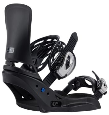 Burton Lexa EST - Fijaciones de snowboard para mujer, color negro, talla M