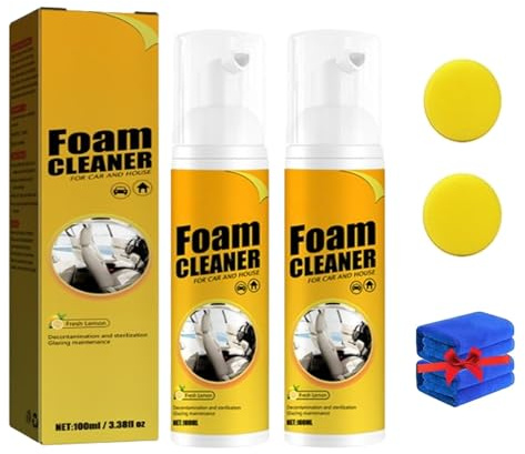 Ambitionös magisk skumrengörare multifunktionellt rengöringsmedel, rengöringsspray för alla ändamål, multifunktionell skumrengöringsspray för bil (2, 100 ml)