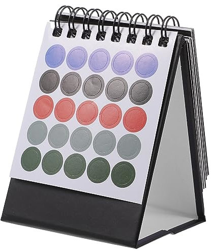 SEWACC Mini Tischkalender Einfacher Stehkalender Für Büro Und Zuhause Dekorativ Und Praktisch Terminplanung Und Aufgabenverfolgung Mit Stabiler Halterung Und Hochwertigem