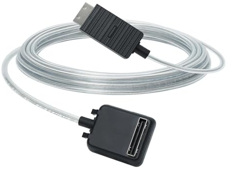 Fernseher Kabel 5 m/16,4 Fuß BN39-02395A one Connect Kabel istnur Kompatibel für Samsung QLED TV 55-75 Zoll Q7FN Q8FN Q8CN Q9FN Serie, 2018 Modell（Nicht Kompatibel mit Allen 8K-Fernsehern!!!）