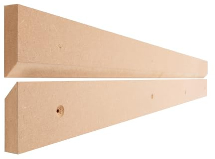 French Cleat/Split battens Fittings for Wall mounting headboards | Various Size Available | Select Fixing for Brick/Plasterboard Wall (Double | 1150mm)
