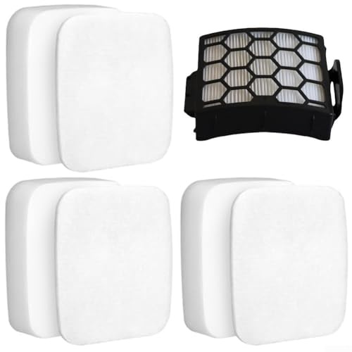 NV602UK Filter Replacement For Shark Classic Upright Vacuum Cleaners NV602UK NV602UKT NV702UK NV702UKT NV612UK NV612UKT NZ690UK NZ710UK Foam And Felt Filter Set(B)