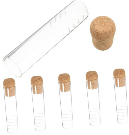 Teezubereitung 6 Stück Tee-ei-flaschen Aus Glas Mit Kork Versiegelt Zur Kontrolle Der Teestärke Sieb Für Losen Tee Elegant Und Funktional