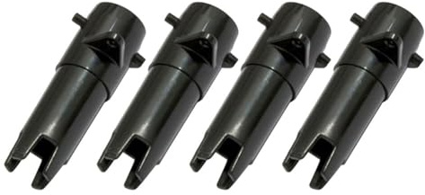 4pcs Air Release Valve Adapter Hose Compatible with For Lazy Spa P61727, Connectors for Inflatable Spa Deflation and Pool Accessories