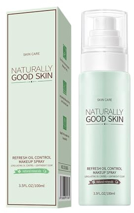 Spray Fixant Matifiant Visage Contrôle Brillance, Formule Fraîcheur Non Grasse, Fixation Maquillage Longue Tenue, Texture Légère Sans Residu Collant, Pour Peaux Mixtes à Grasses