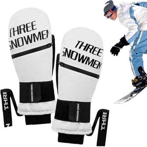 Generisch Warme Damen Skihandschuhe – wasserdichte Touchscreen Handschuhe | rutschfeste Thermo Snowboardhandschuhe Mit Fellfutter – Winddicht, Atmungsaktiv & Ideal Für Skifahren & Outdoor-Aktivitäten