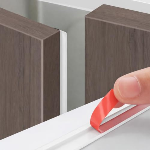 Teouuas 2.8 M Joint Porte de Mousse Adhésive, Joints Fenêtre Isolation | Mousse Bande de Joint D'étanchéité en Caoutchouc, Joint Fenetre, pour Porte Coulissante, Fenêtre et Armoire (Blanc)