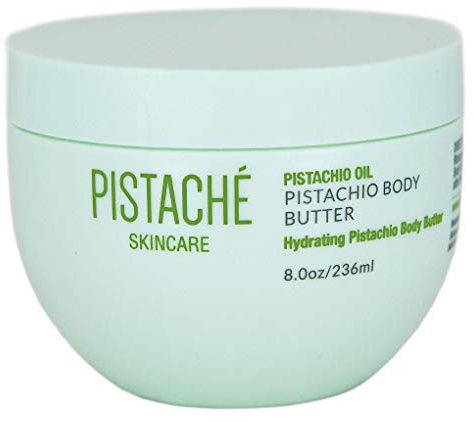 Pistaché Skincare Pistachio Oil Whipped Body Butter Cream | Rich Moisturizer for Dry Skin with Vitamin E & Antioxidant Protection | The Boyfriend Body Butter, 8 oz