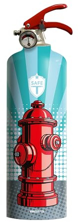 SAFE-T Kompakter dekorativer Feuerlöscher – Vielseitiger Schutz für Auto, Zuhause und Büro – Wirksam gegen ABC-Brände – Originelles Dekorationsobjekt - Ideale Geschenkidee – CE-konform