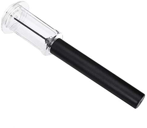 JZLL Abridor de Corcho para Vino, sacacorchos Profesional para Vino, fácil de Abrir, sacacorchos rápido, presión de Aire, Tapa de Botella, removedor de Corcho, Accesorios para Vino (Negro)