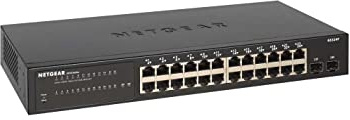 Netgear GS324T-100EUS Switch Gigabit PoE+ Ethernet Smart Managed Pro avec 2 Ports SFP