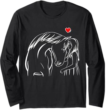 Horse Lover Girl Horseback Riding Women Long Sleeve T-Shirt