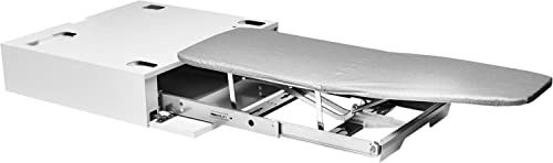 ASKO HI1153W Waschmaschinen-/Trockner-Stapelset mit ausziehbarem Bügelbrett, Weiss