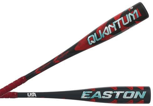 Easton Quantum Baseballschläger | USA | -5 | 6,1 cm Schaft | 81,3 cm, Rot/Schwarz