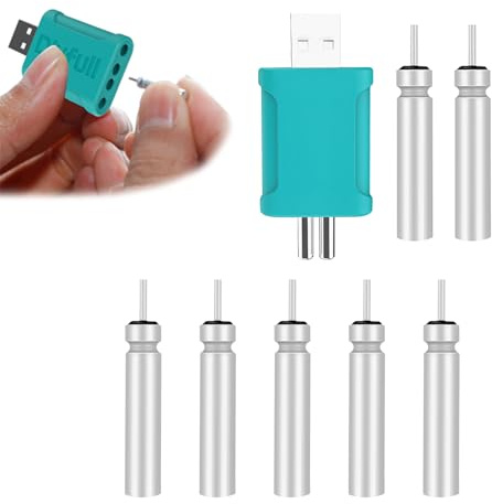 Recitem CR 425 LED Posen Angeln Batterie, Aufladbar Akku für Angelposen Angeln Schwimmer LED Angel Posen Leuchtpose Angeln Zubehör, Wiederaufladbare CR425 USB Angelposen Akku Schwimmer Batterie