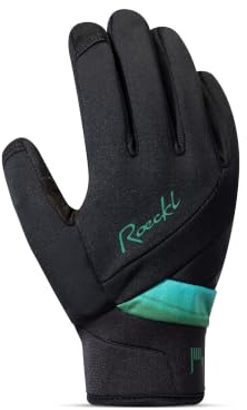 Roeckl Waldau 2 Damen Winter Fahrrad Handschuhe lang schwarz/grün 2027