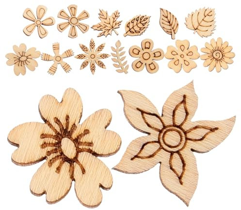 Gogogmee 3 Sets Pädagogisches Bastelset Natürliche Holzscheiben Holz Bastelmaterial Für Dekoration Scrapbooking Decoupage Kunstprojekte Für Jungen Und Mädchen 200 Stück * 3