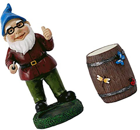 Cabilock GNOME De Jardin Résine Résistante à Figurine De Nain avec Décoration Unique pour Extérieur Et Intérieur Créatif pour Anniversaire