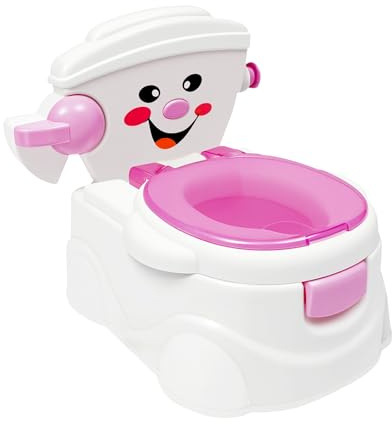 Töpfchen für Kinder, Lerntöpfchen Potty WC Baby Kindertoilette Toilettentrainer Toilettensit Geeignetes Alter: 6 Monate-5 Jahre alt (Rosa)