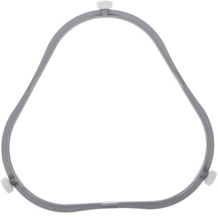 Zerodeko Support Distribution Anneau en Tournant de Plateau Plastique Accessoire Homogène Chaleur Essentiel à Micro-ondes pour Four