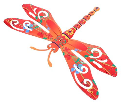 Kisangel Dragonfly Wall Sculpture Iron Garden Outdoor Wall Art Decorations for Backyard Fence Decoration