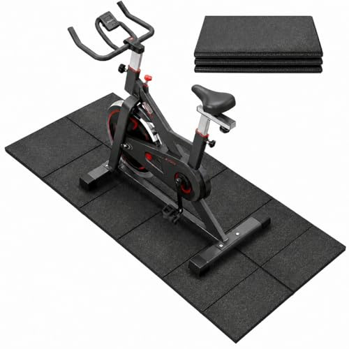Vanexiss Treadmill Mat,156×75×0.6CM Walking Pad Mat,Black | PVC Exercise Equipment Mat with High-Density Waterproof Anti-Slip,Floor Protector for Treadmill,Walking Pad,Bike & Elliptical