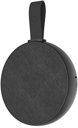 Hiditec Mini Altavoz Portatil Rok S 3W Black con Bluetooth Altavoces Inalámbricos Potentes y Autoamplificables para PC, Coche o El Baño Máxima Calidad Resistente