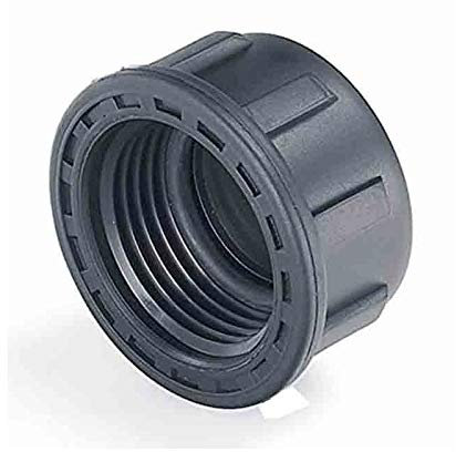 Suinga Tappo per Collettore di Irrigazione 1 Femmina, Sigillatura Ermetica per Sistemi di Irrigazione, Connessione Femmina di Alta Qualità, nero