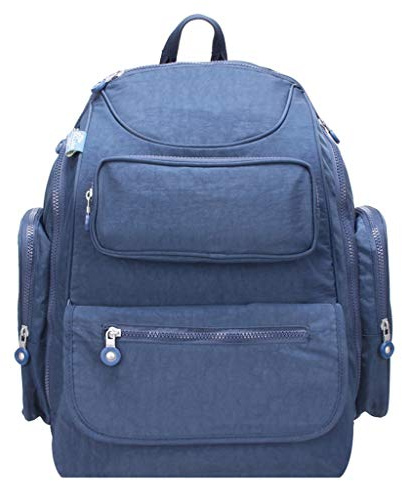 Tubayia 24L Wasserdicht Wickeltasche Wickelrucksack Baby Wickel Rucksack Babytasche für Kinderwagen (Blau)