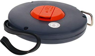Utoolmart Mètre ruban rétractable 30 m capsule ronde en plastique avec cordon de remontage et compact pour tous les travaux de mesure