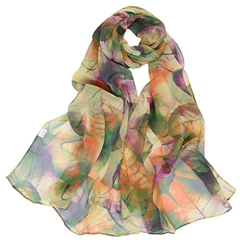 FAIRYGATE Damen Schal Georgette Stola Halstuch Sommerschals Für Abendkleid Hochzeit Seidenschal Chiffon Schal 50030